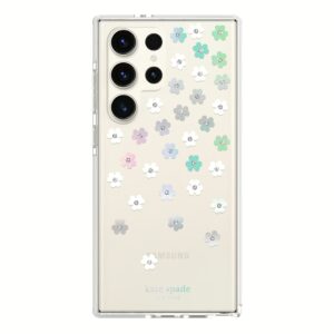 Kate Spade New York รุ่น Defensive Hardshell - เคส Galaxy S23 Ultra - ลาย Scattered Flowers