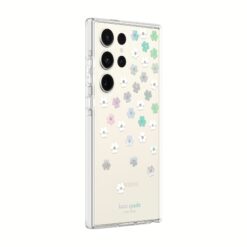 Kate Spade New York รุ่น Defensive Hardshell - เคส Galaxy S23 Ultra - ลาย Scattered Flowers