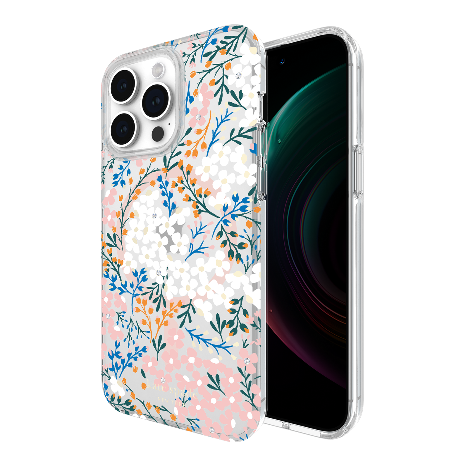 Kate Spade รุ่น Protective Case with MagSafe - เคส iPhone 15 Pro Max - สี Multi Floral 15 Kate Spade รุ่น Protective Case with MagSafe - เคส iPhone 15 Pro Max - สี Multi Floral