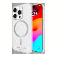 Kate Spade รุ่น Protective Case with MagSafe - เคส iPhone 15 Pro - สี Chunky Glitter Iridescent