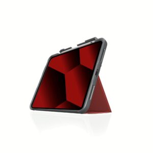 STM รุ่น Dux Plus - เคส iPad 11" (A16/2025), iPad 10.9" (10th/2022) - สีแดง