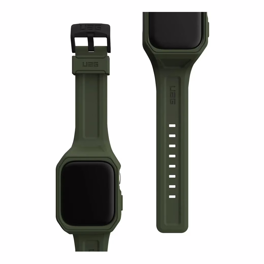 UAG รุ่น Scout Plus - เคส+สายนาฬิกา Apple Watch Series 7/8/9 (45mm) - สี Olive Drab