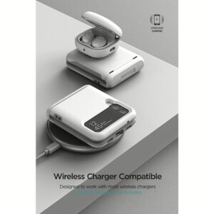 VRS รุ่น Terra Guard Modern - เคส Galaxy Z Flip 4 - สี White