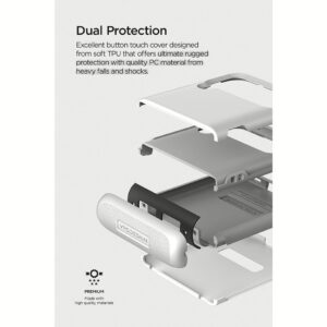 VRS รุ่น Terra Guard Modern - เคส Galaxy Z Flip 4 - สี White