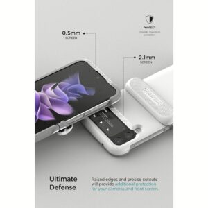 VRS รุ่น Terra Guard Modern - เคส Galaxy Z Flip 4 - สี White