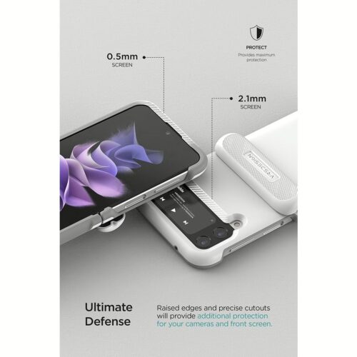 VRS รุ่น Terra Guard Modern - เคส Galaxy Z Flip 4 - สี White - Image 9
