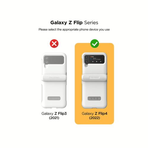 VRS รุ่น Terra Guard Modern - เคส Galaxy Z Flip 4 - สี White - Image 12