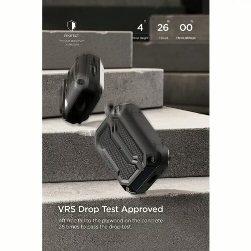 VRS รุ่น Terra Guard Fit - เคส Airpods Pro 2 - สี Black - Image 14