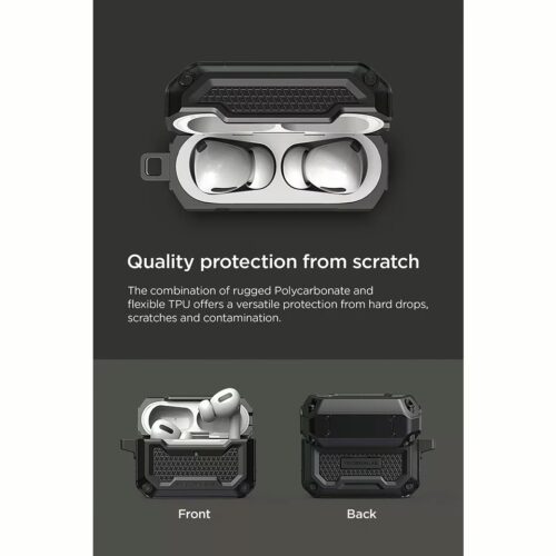 VRS รุ่น Terra Guard Fit - เคส Airpods Pro 2 - สี Black - Image 13