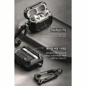 VRS รุ่น Terra Guard Fit - เคส Airpods Pro 2 - สี Black