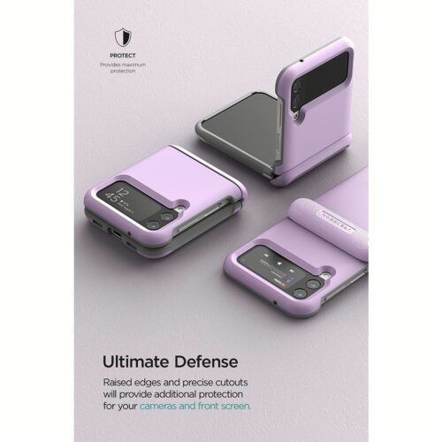 VRS รุ่น Terra Guard Modern - เคส Galaxy Z Flip 4 - สี Purple - Image 3