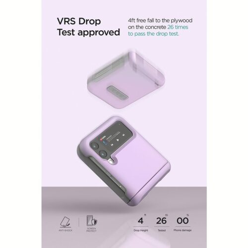 VRS รุ่น Terra Guard Modern - เคส Galaxy Z Flip 4 - สี Purple - Image 5