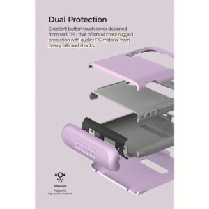 VRS รุ่น Terra Guard Modern - เคส Galaxy Z Flip 4 - สี Purple