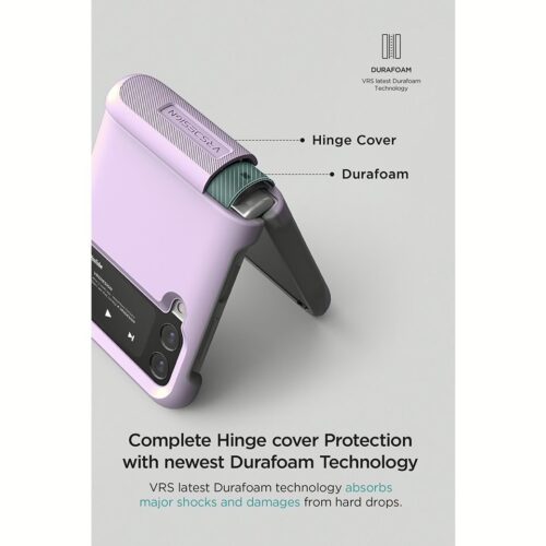 VRS รุ่น Terra Guard Modern - เคส Galaxy Z Flip 4 - สี Purple - Image 8