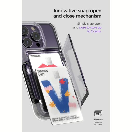VRS รุ่น Neo Flip - เคส iPhone 14 Pro - สี Clear - Image 19