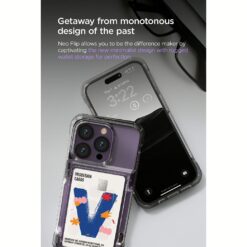 VRS รุ่น Neo Flip - เคส iPhone 14 Pro - สี Clear