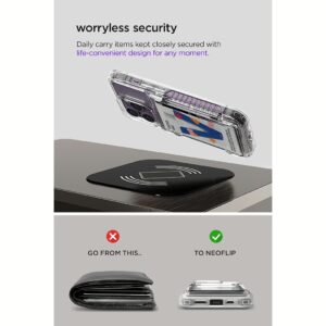 VRS รุ่น Neo Flip - เคส iPhone 14 Pro - สี Clear