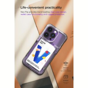 VRS รุ่น Neo Flip - เคส iPhone 14 Pro - สี Clear