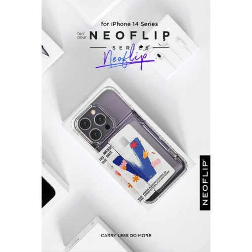 VRS รุ่น Neo Flip - เคส iPhone 14 Pro - สี Clear - Image 7