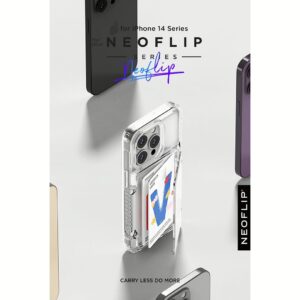 VRS รุ่น Neo Flip - เคส iPhone 14 Pro - สี Clear