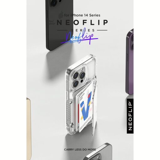 VRS รุ่น Neo Flip - เคส iPhone 14 Pro - สี Clear - Image 6