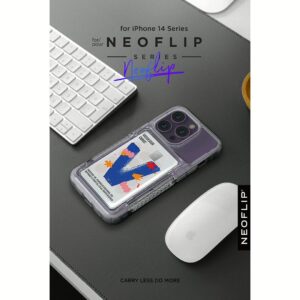 VRS รุ่น Neo Flip - เคส iPhone 14 Pro - สี Clear