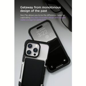 VRS รุ่น Neo Flip - เคส iPhone 14 Pro - สี Black