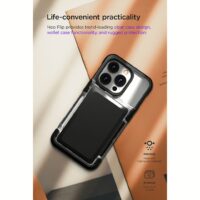 VRS รุ่น Neo Flip - เคส iPhone 14 Pro - สี Black