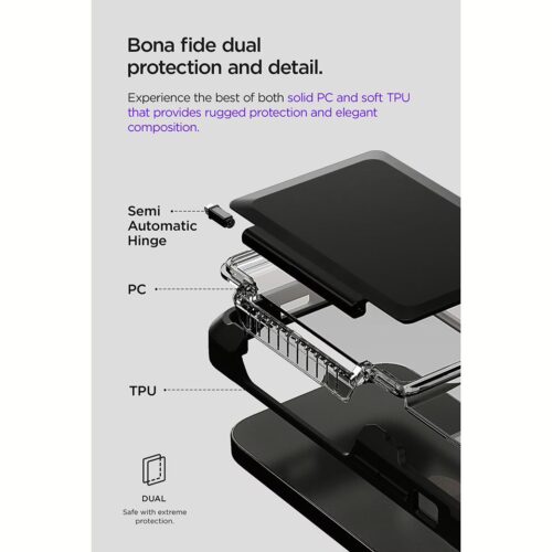 VRS รุ่น Neo Flip - เคส iPhone 14 Pro - สี Black - Image 12