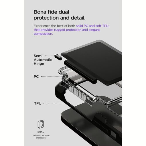VRS รุ่น Neo Flip - เคส iPhone 14 Pro - สี Black - Image 12