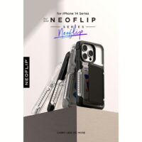 VRS รุ่น Neo Flip - เคส iPhone 14 Pro - สี Black