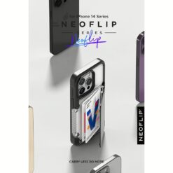 VRS รุ่น Neo Flip - เคส iPhone 14 Pro - สี Black