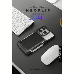 VRS รุ่น Neo Flip - เคส iPhone 14 Pro - สี Black