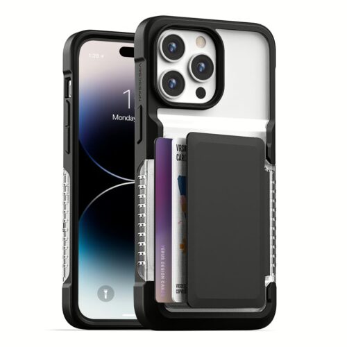 VRS รุ่น Neo Flip - เคส iPhone 14 Pro Max - สี Black