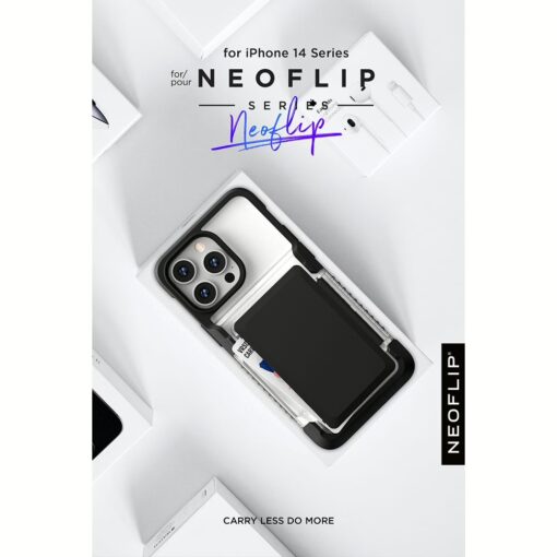 VRS รุ่น Neo Flip - เคส iPhone 14 Pro Max - สี Black - Image 16