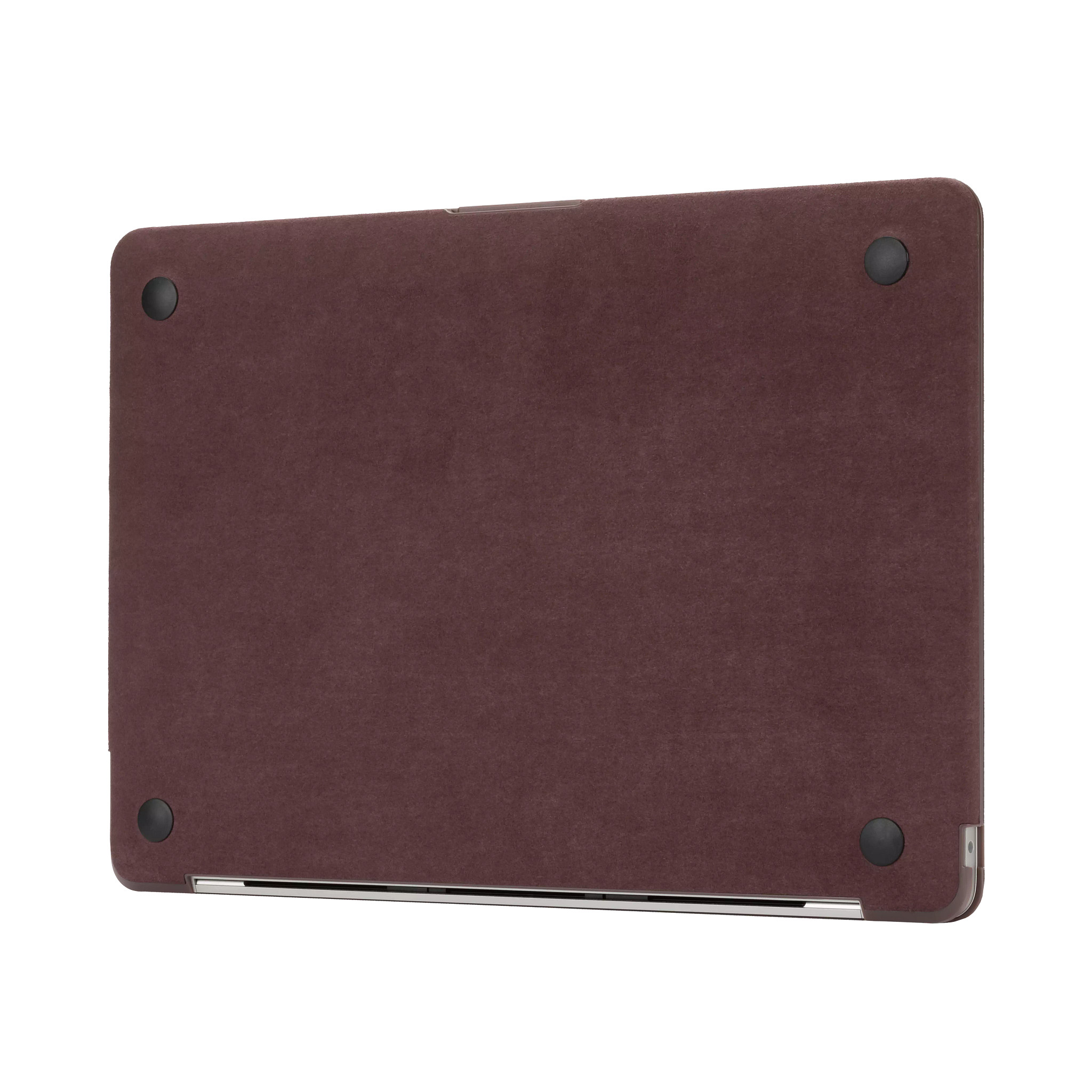 เคส Incase รุ่น Textured Hardshell in NanoSuede - Macbook Air 13" with Retina Display (2018/2019) - สี Merlot