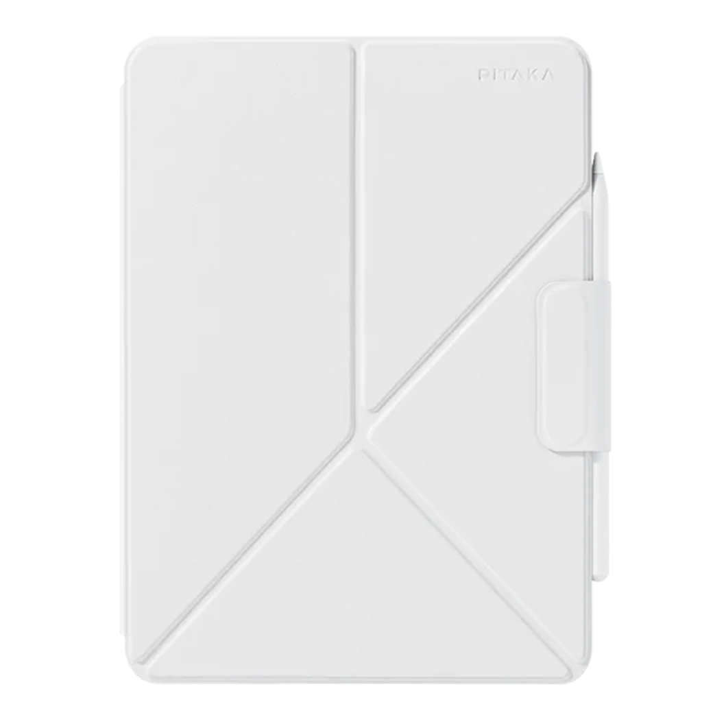 Pitaka รุ่น MagEZ Folio 2 - ฝาพับหน้าจอ iPad Pro 11" (4th Gen 2022/3rd Gen 2021/2nd Gen 2020/ 1st Gen 2018), iPad Air 10.9 (5th Gen 2022/4th Gen 2020) - สี White