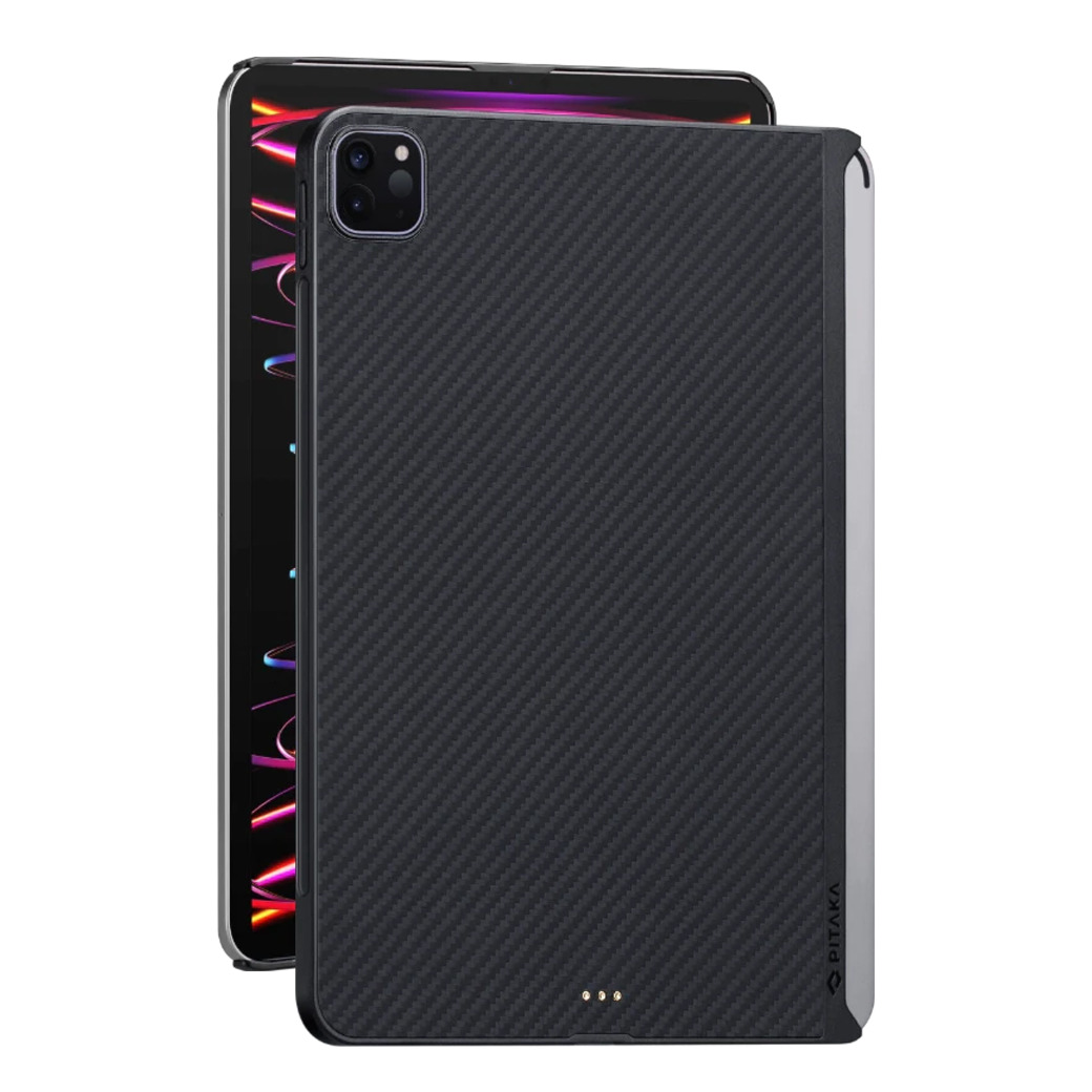 เคส Pitaka รุ่น MagEZ Case 2 - iPad Pro 11 (4th/3th Gen 2022/2021) - สี Black/Grey Twill