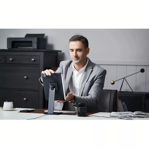 Pitaka รุ่น MagEZ Case 2 - เคส iPad Pro 12.9 (6th/5th Gen 2022/2021) - สี Black/Grey Twill - Image 6