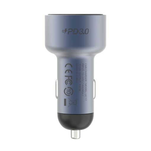 ที่ชาร์จในรถยนต์ Momax รุ่น MoVe 100W Triple-Port Car Charger - Space Grey - Image 3