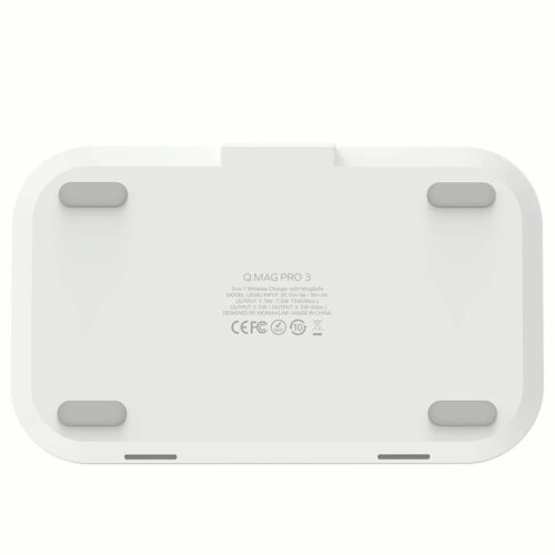 แท่นชาร์จไร้สาย Momax รุ่น Q.Mag Pro 3 3-in-1 Wireless Charger with MagSafe - สีขาว - Image 6