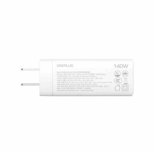 หัวชาร์จ Momax รุ่น Oneplug 3-Port GaN Charger (140W) - สีขาว - Image 6