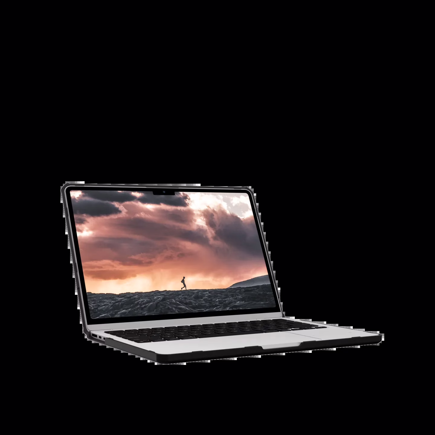 เคส UAG รุ่น Plyo - Macbook Air 13" (2022/M2) - สี Ice/Black