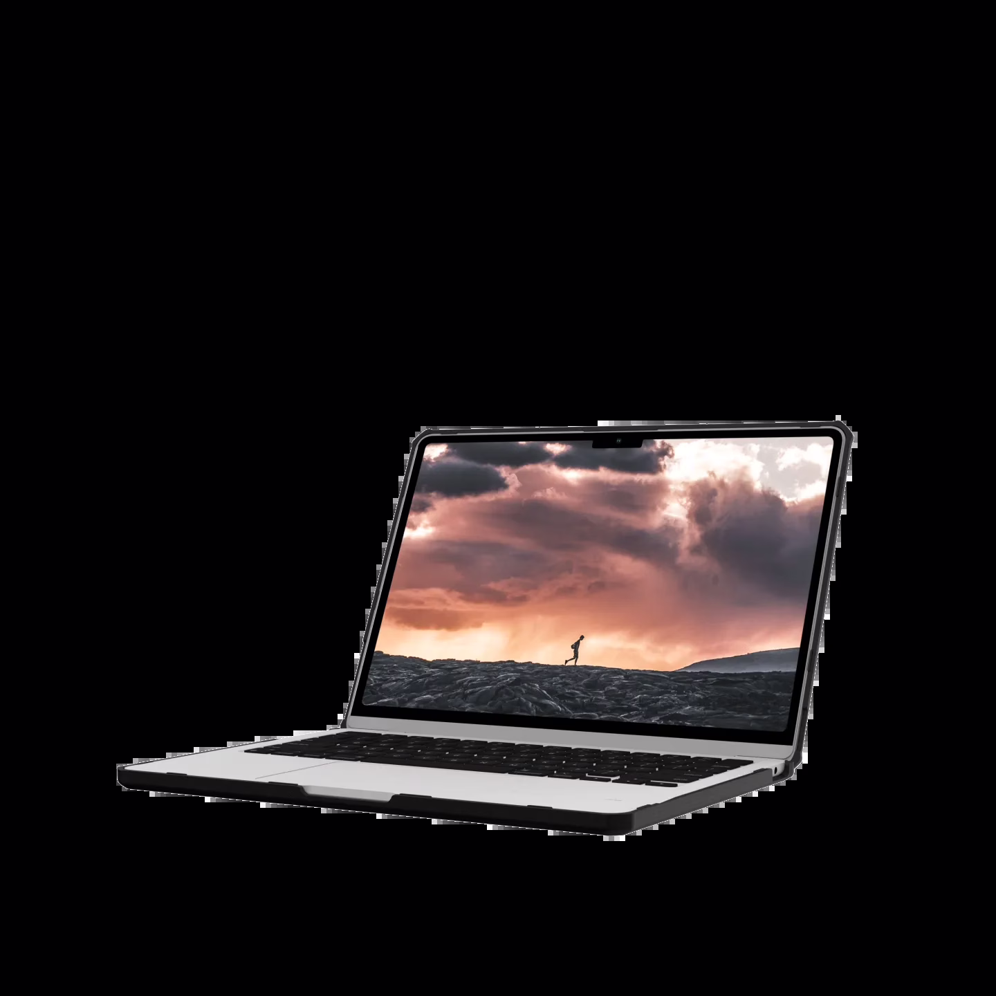 เคส UAG รุ่น Plyo - Macbook Air 13" (2022/M2) - สี Ice/Black