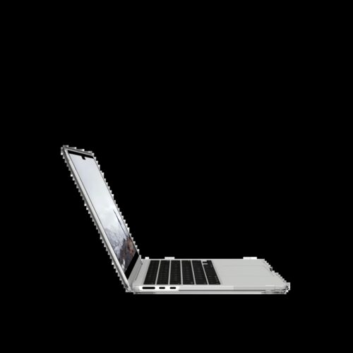 เคส [U] by UAG รุ่น Lucent - Macbook Air 13" (M2/2022) - สี Ice/Black - Image 9