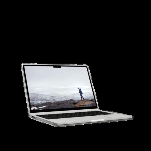 เคส [U] by UAG รุ่น Lucent - Macbook Air 13" (M2/2022) - สี Ice/Black - Image 7