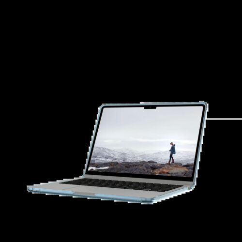 เคส [U] by UAG รุ่น Lucent - Macbook Air 13" (M2/2022) - สี Cerulean - Image 8