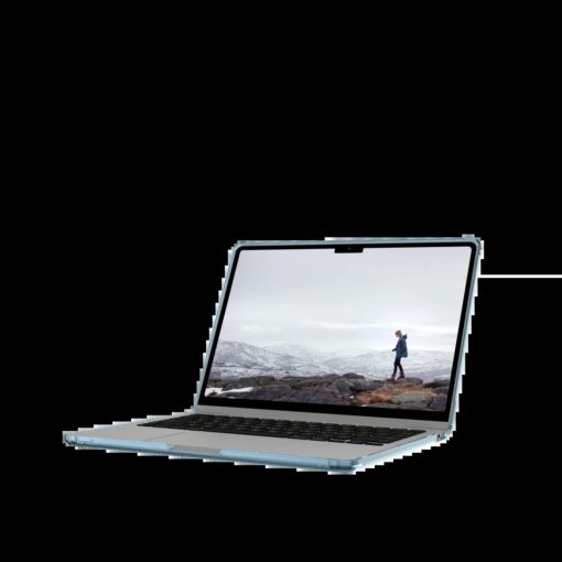 เคส [U] by UAG รุ่น Lucent - Macbook Air 13" (M2/2022) - สี Cerulean - Image 8