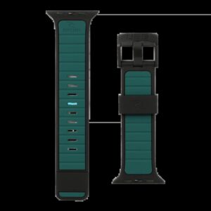 Rip Curl x UAG รุ่น Torquay - สายนาฬิกา Apple Watch 42/44/45/49mm - สี Black-Turquoise