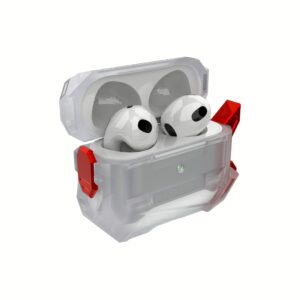 Element Case รุ่น Black Ops - เคส Airpods Pro 2 - สีใส/แดง